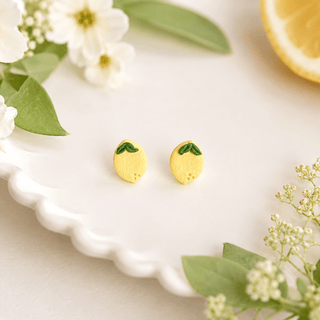 Feelin' Fruity Lemon Clay Studs - 290 Jewelry - The Farmhouse