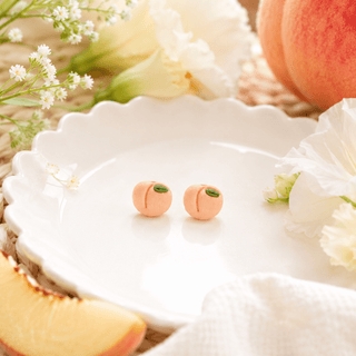 Feelin' Fruity Peach Clay Studs - 290 Jewelry - The Farmhouse