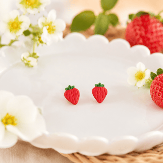 Feelin' Fruity Strawberry Clay Studs - 290 Jewelry - The Farmhouse