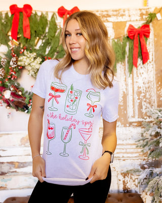 Alternate view of ash In the Holiday Spirit cotton tee