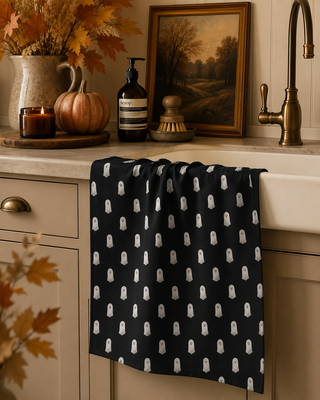 Geometry Casper Boo Tea Towel