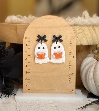 CLAYHOUSE The Book of Boos Earrings