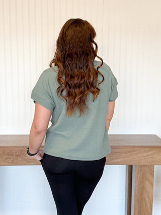 Field Day Cloudy Knit Crop Top - 130 Basics - The Farmhouse