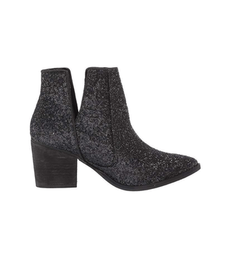 Fiera Glitter Booties in Black - 110 Fashion Boots - The Farmhouse