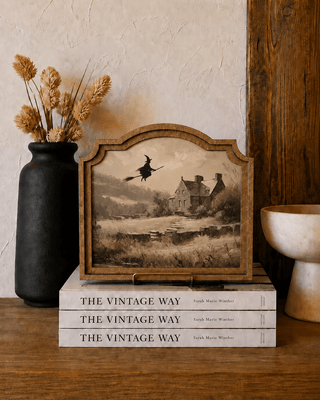 Flying Witch Provincial Framed Art - 420 Home Decor - The Farmhouse