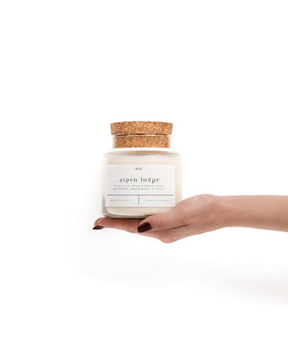 FORGET ME NOT CANDLE Aspen Lodge 22 oz Glass Candle - 410 Candles & Scents - The Farmhouse