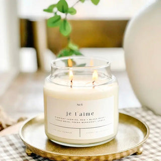 FORGET ME NOT CANDLE Je T'aime 22 oz Glass Candle - 410 Candles & Scents - The Farmhouse