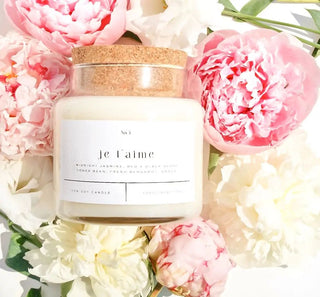 FORGET ME NOT CANDLE Je T'aime 22 oz Glass Candle - 410 Candles & Scents - The Farmhouse