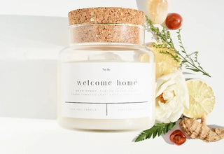 FORGET ME NOT CANDLE Welcome Home 22 oz Glass Candle - 410 Candles & Scents - The Farmhouse