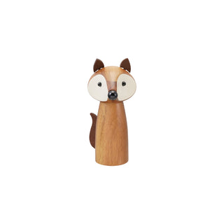 Fox Shaped Acacia Salt & Pepper Mill - 430 Holiday Decor - The Farmhouse