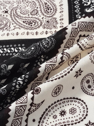 FUNKYREL Scarvii - 27'' Paisley Patchwork Square Scarf - 260 Fashion Accessories - The Farmhouse