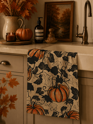 Geometry Harvest Curl Tea Towel - 441 Tea Towels - The Farmhouse