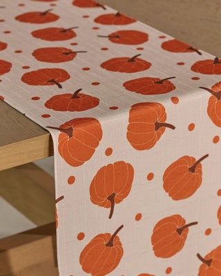 Geometry Tabletop Pumpkin Polka Table Runner - 440 Kitchen + Tabletop - The Farmhouse