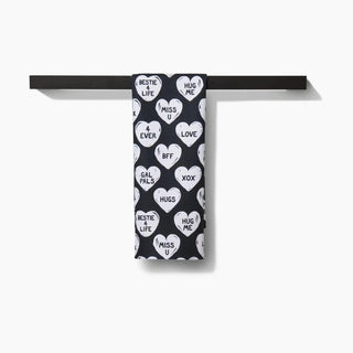 Geometry Tea Towel, BFF Candy Hearts - The Farmhouse