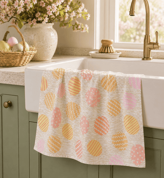 Geometry Tea Towel, Buttercream Easter - 441 Tea Towels - The Farmhouse