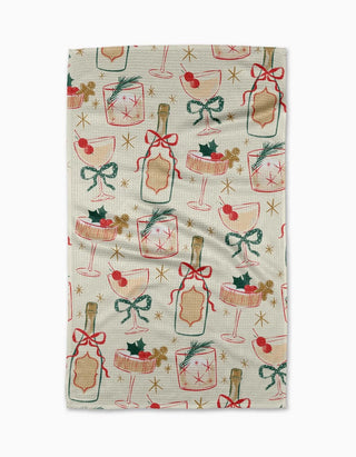 Geometry Tea Towel, Christmas Cocktails - 441 Tea Towels - The Farmhouse