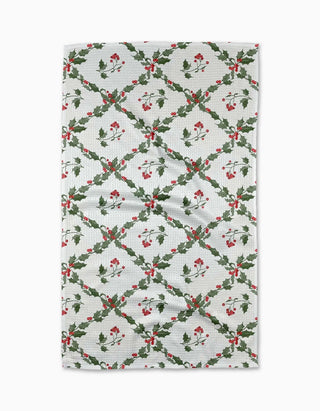 Geometry Tea Towel, Christmas Lattice - 441 Tea Towels - The Farmhouse