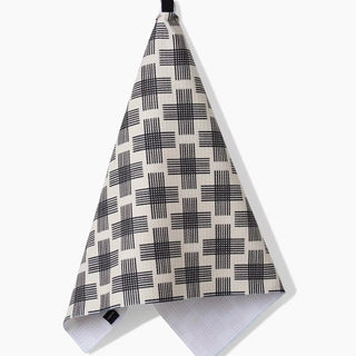 Geometry Tea Towel, Cross Hatch - The Farmhouse