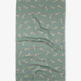 Geometry Tea Towel, Cute Candy Cane - The Farmhouse