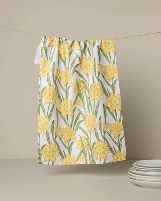Geometry Tea Towel, Daffodil Darling - 441 Tea Towels - The Farmhouse