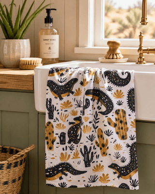 Geometry Tea Towel, Desert Dwellers - 441 Tea Towels - The Farmhouse
