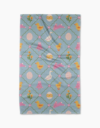 Geometry Tea Towel, Easter Critters - 441 Tea Towels - The Farmhouse
