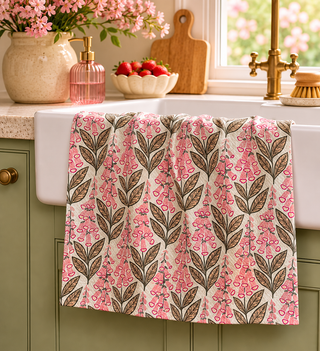Geometry Tea Towel, Foxglove Finery - 441 Tea Towels - The Farmhouse