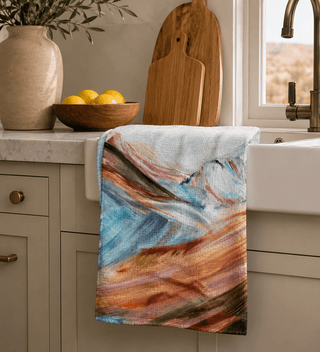 Geometry Tea Towel, Golden Hour In The Rockies - 441 Tea Towels - The Farmhouse