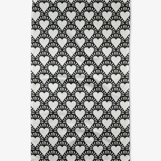 Geometry Tea Towel, Heartthrob Onyx - The Farmhouse