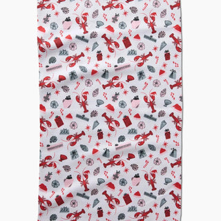 Geometry Tea Towel, Lobster Holiday - The Farmhouse