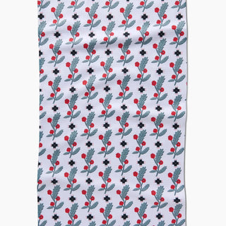 Geometry Tea Towel, Native Holly - The Farmhouse