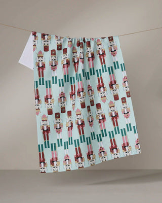 Nutcracker March print tea towel in quick-drying woven fabric