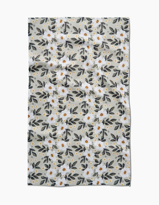 Geometry Tea Towel, Painted Spring Flowers - 441 Tea Towels - The Farmhouse