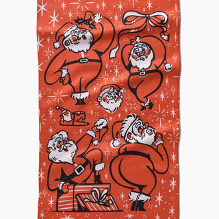 Geometry Tea Towel, Sexy Santa - The Farmhouse