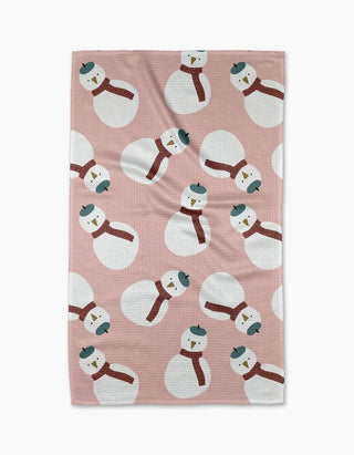 Geometry Tea Towel, Snowman - 441 Tea Towels - The Farmhouse