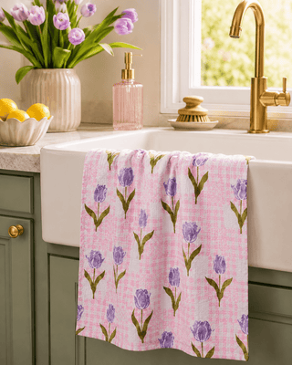 Geometry Tea Towel, Tulip Town - 441 Tea Towels - The Farmhouse
