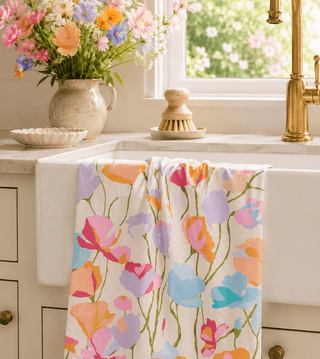 Geometry Tea Towels, Sunlit Garden - 441 Tea Towels - The Farmhouse