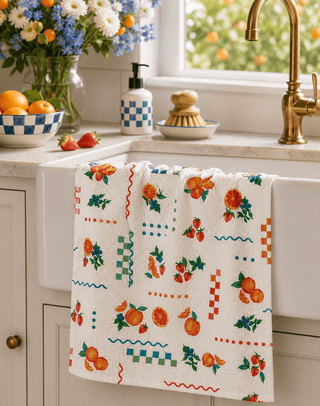 Geometry Tea Towels, Sweet Pickings - 441 Tea Towels - The Farmhouse