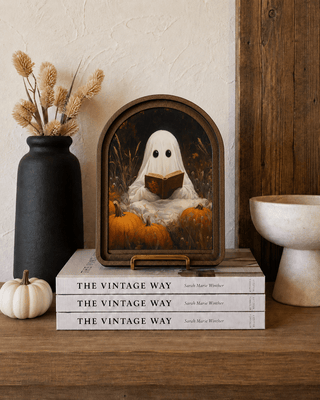 Ghost Book Arch Framed Art 6x8" - 420 Home Decor - The Farmhouse