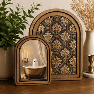 Ghost in Tub Canvas Art Set - 420 Home Decor - The Farmhouse