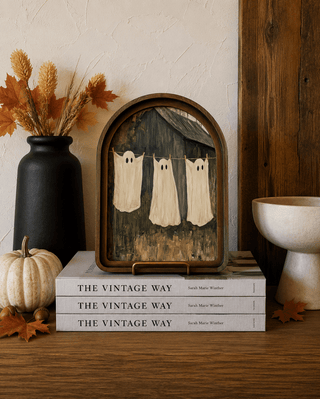 Ghost Laundry Arch Framed Art 6x8" - 420 Home Decor - The Farmhouse