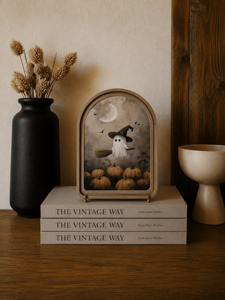 Ghostie Witch Arch Framed Art 8.25x11" - 420 Home Decor - The Farmhouse