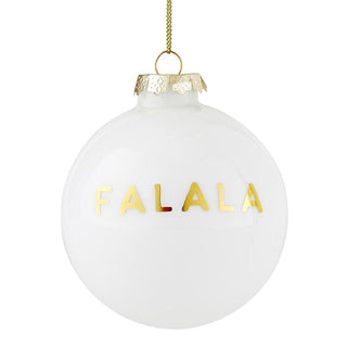 Glass Ornament Set FaLaLa and Trees - The Farmhouse