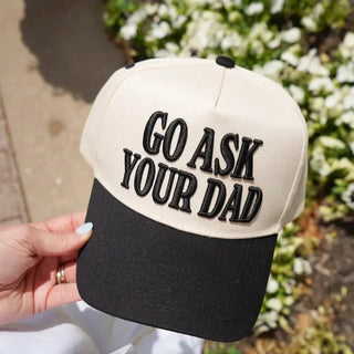 Go Ask Your Dad. Vintage Trucker Hat - 260 Fashion Accessories - The Farmhouse