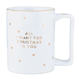 Gold Foil Mug - All I Want For Christmas - The Farmhouse