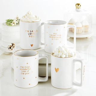 Gold Foil Mug - All I Want For Christmas - The Farmhouse