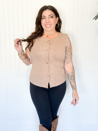 Golden Hour Knit Vest - 150 Kimonos + Cardigans - The Farmhouse