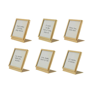 Golden Sentiment Mini Frame - 420 Home Decor - The Farmhouse