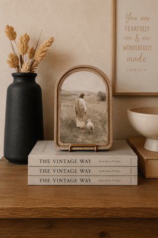 Good Shepherd Arch Framed Art 6x8" - 420 Home Decor - The Farmhouse
