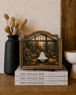 Greenhouse Ghost Provincial Framed Art 9x10" - 420 Home Decor - The Farmhouse